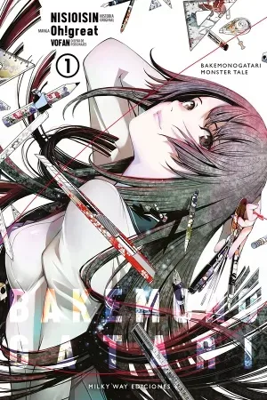 Portada de Bakemonogatari: la lucha contra lo sobrenatural